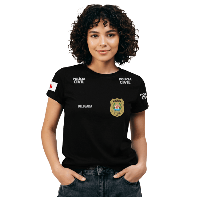Camisa Gola PCMG Delegada Feminina