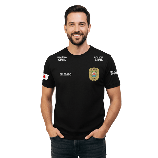Camisa Gola PCMG Delegado Masculina