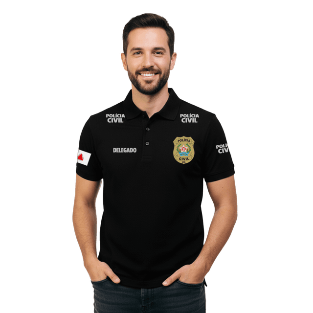 Camiseta Polo PCMG Delegado Masculina