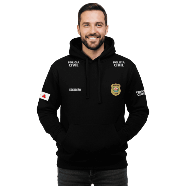 Moletom PCMG Escrivão Masculino