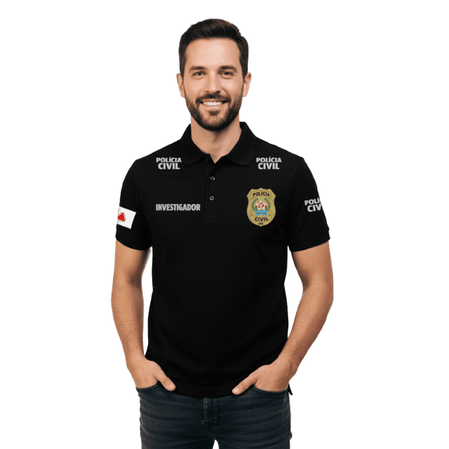 Camiseta Polo PCMG Investigador Masculina